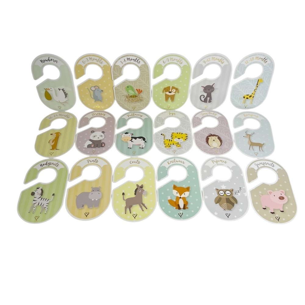 Cozy Hedgehog Sturdy Baby Hanging Closet Dividers Cute Animals